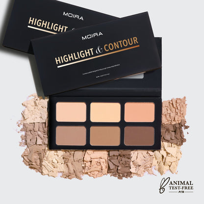 Moira Highlight & Contour Palette HCP001