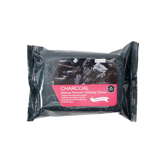 Beauty Treats Makeup Remover Cleansing Tissues - Charcoal
