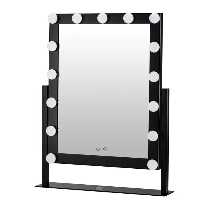 Lurella 15 Bulb Vanity Mirror - Black