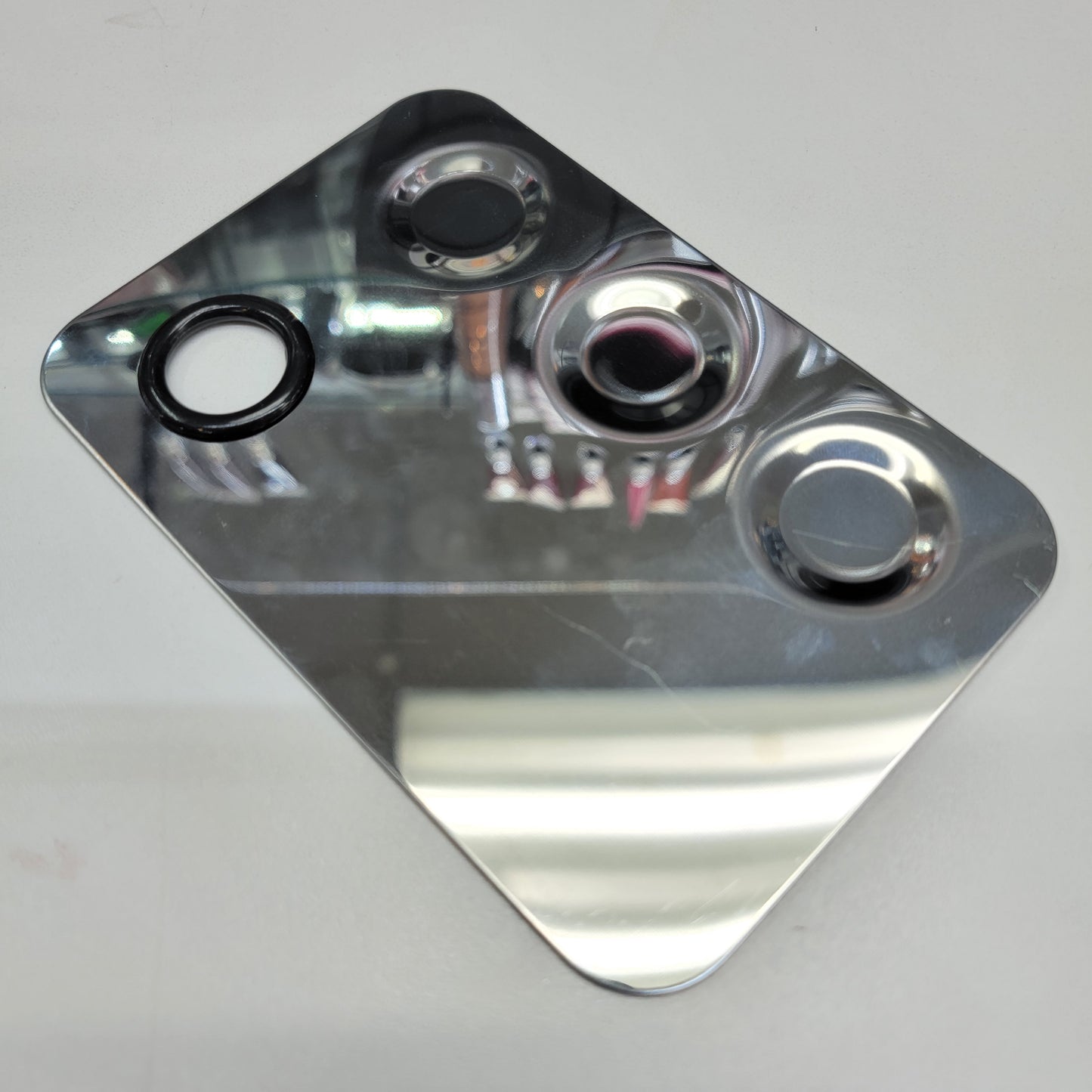 theMUAproject 3 Well 4x6 Stainless Mixing Palette