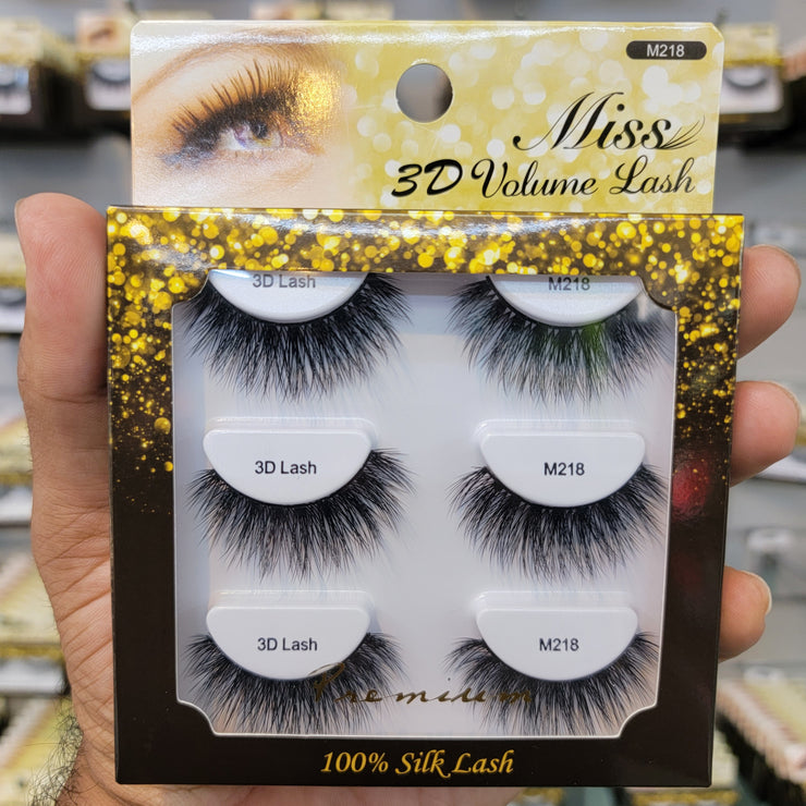 Miss Lashes 3D Volume Lashes 3 Pack - M218