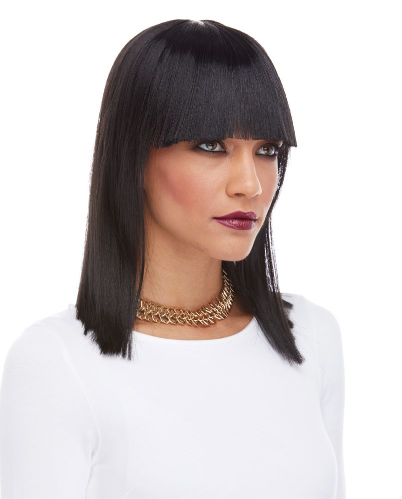 Cleopatra Black Wig