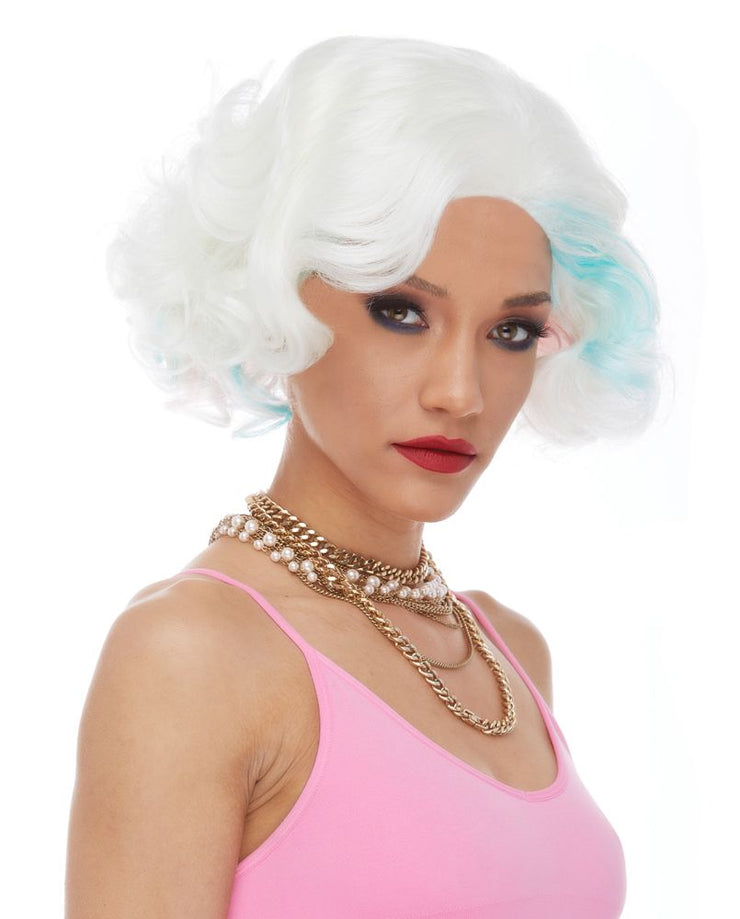 Euphoria White with Pink Wig