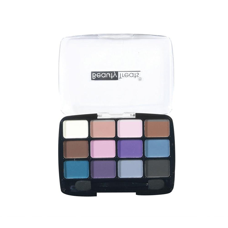 Beauty Treats 12 Color Matte Eyeshadow Palette 412-02 Cool