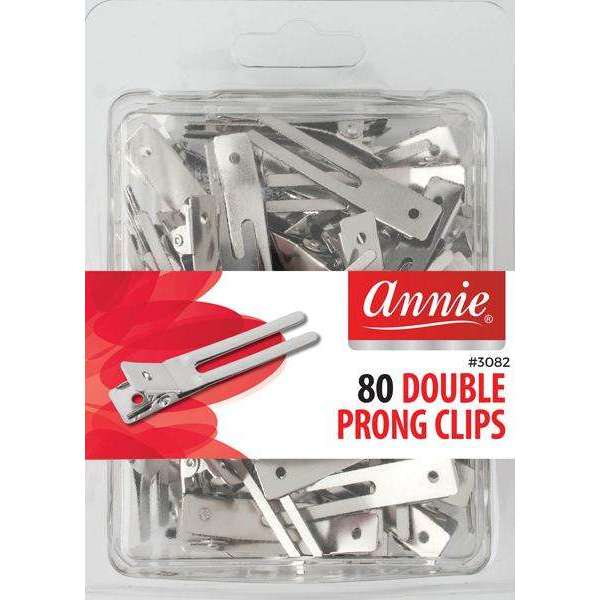 Annie 80 Double Prong Clips 