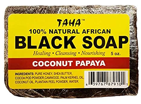 100% Natural African Black Soap