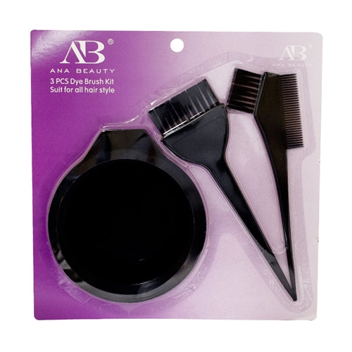 Ana Beauty 3pcs Dye Brush Kit