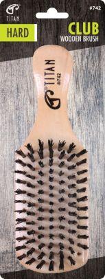 Titan Hard Club Wooden Brush #742