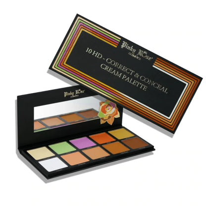Pinky Rose Cosmetics Extreme Correct and Conceal Cream Palette