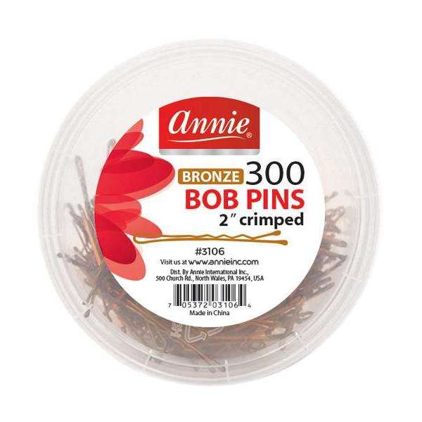 Annie Bronze 300 Bob Pins 