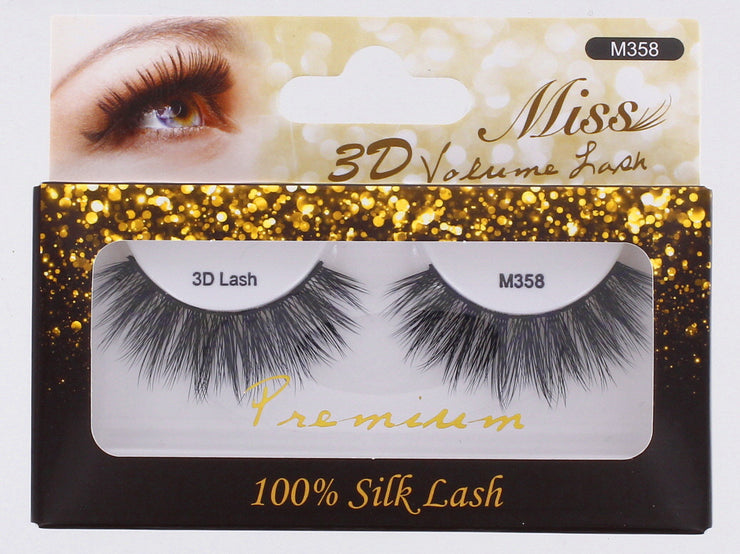 Miss Lashes 3D Volume Lashes 3 Pack - M358