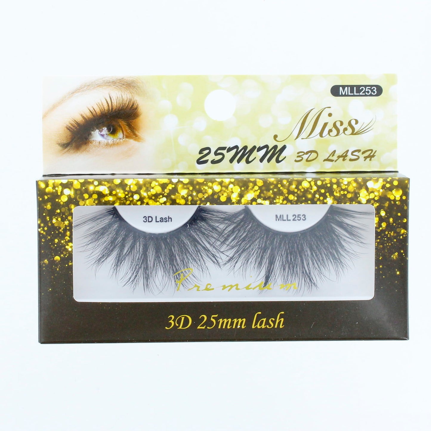 Miss Lashes 3D 25mm Silk Lashes MLL253