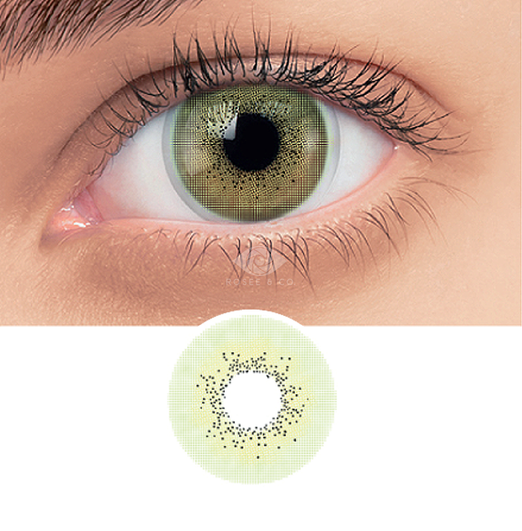 Rosee Vision Colored Contacts - Natural Green
