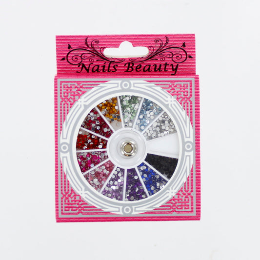 Assorted Editorial Rhinestones / Art Decorations - Rainbow Circle