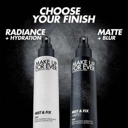 Make Up For Ever NEW Mist & Fix Matte 24HR Setting Spray
