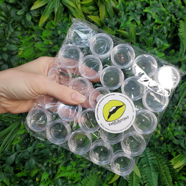 theMUAproject 3g Sampling Jar With Lid 25 Pack