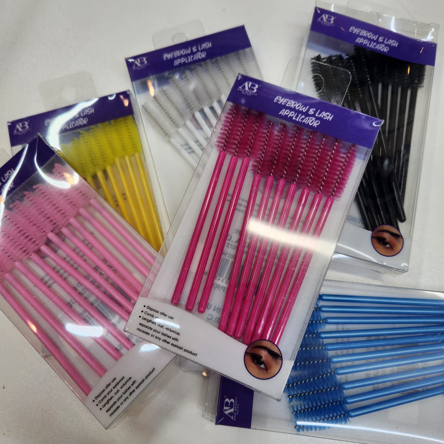 Ana Beauty Eyebrow & Lash Applicator - 10 pcs