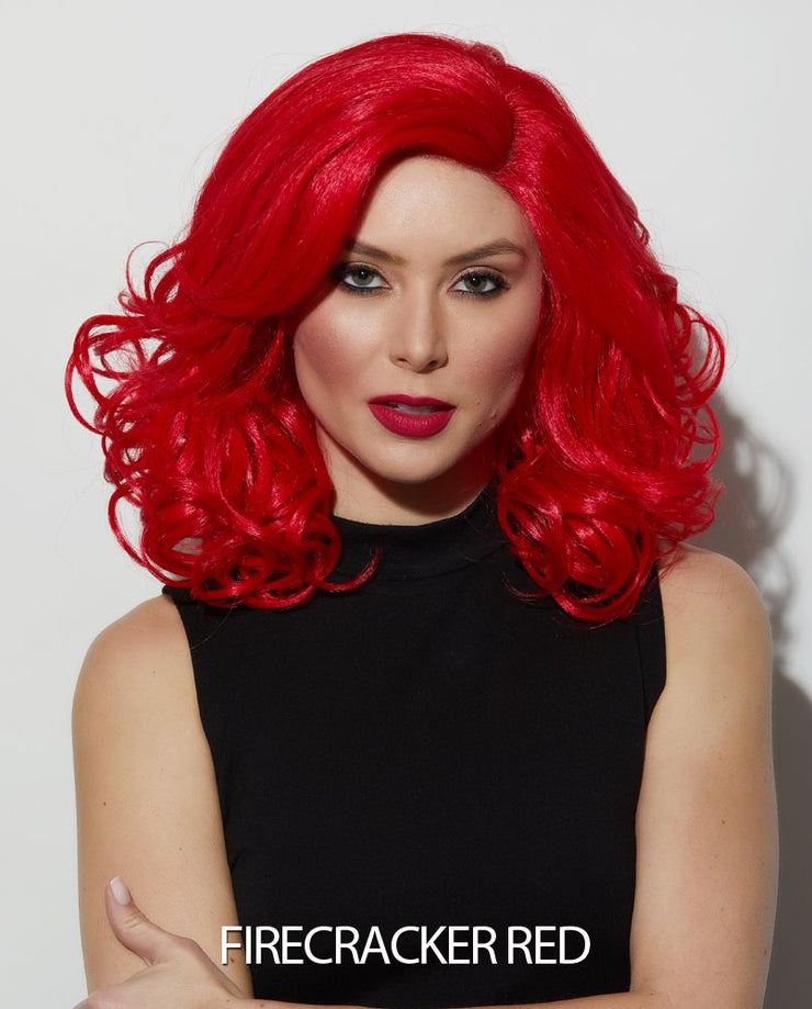 Blush Firecracker Red Reagan Lace Front Wig