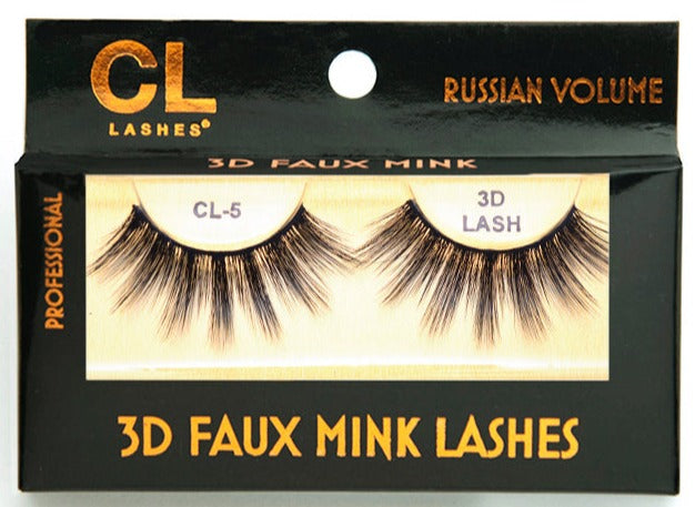 CL Lashes 3D Faux Mink Lashes CL-5