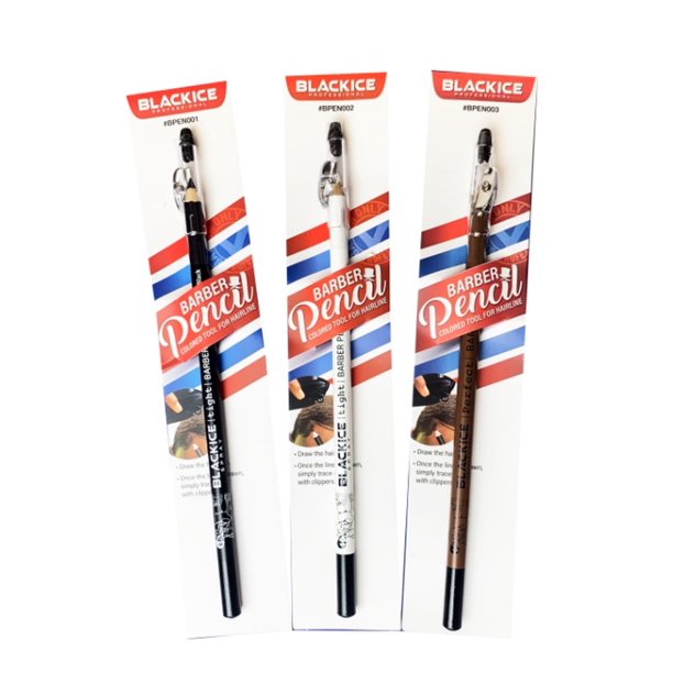 Black Ice Barber Pencil - 3 pack