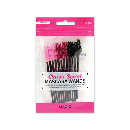 Magic Collection Mascara Wands - Classic Spiral BULK 144 PCS